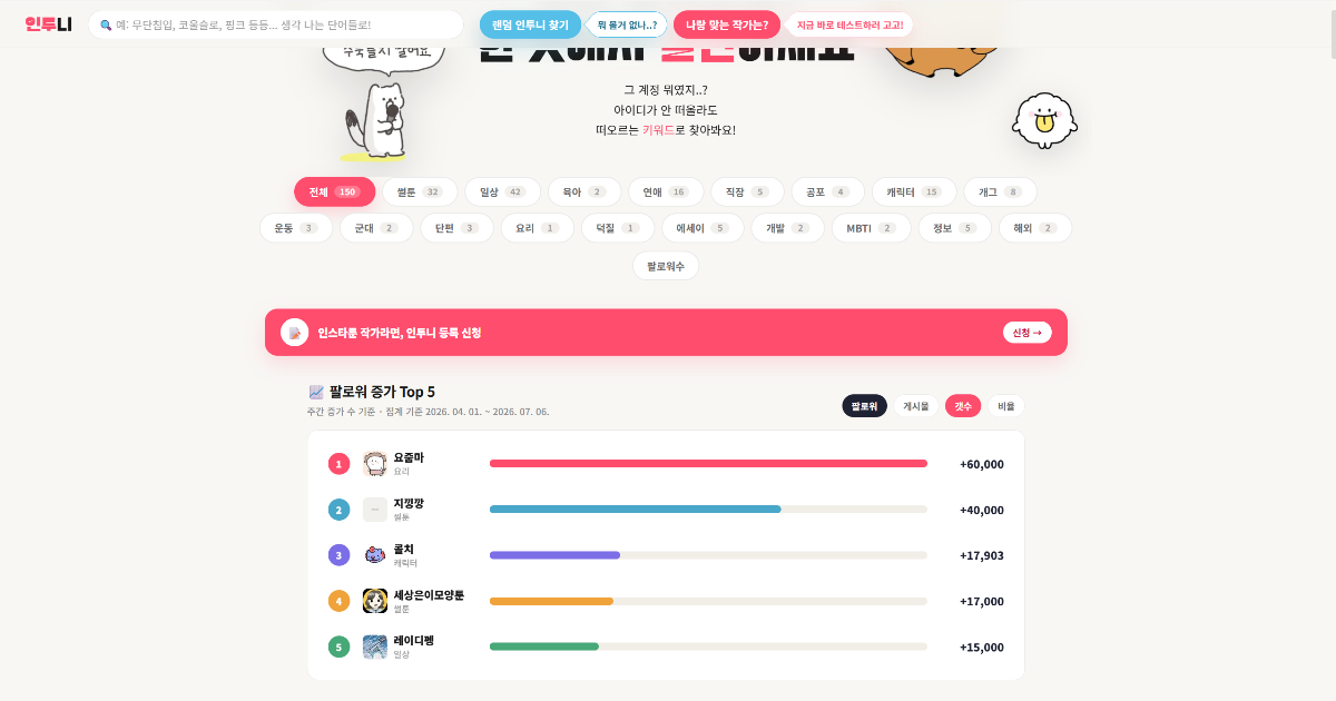 인투니 스크린샷 이전
