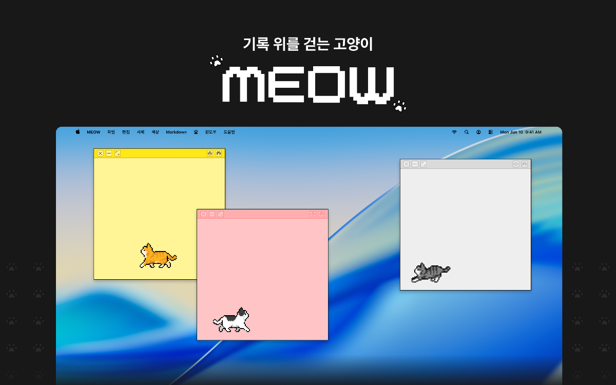 MEOW-Sticky Notes 스크린샷 1